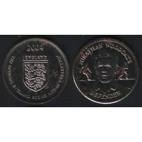 Official England Squad. Defender. Jonathan Woodgate -- 2004 England - The Official England Squad Medal Collection (f1