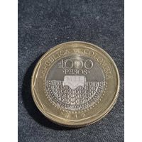 Колумбия 1000 песо 2012  UNC