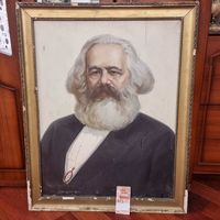 Большая Картина Карл Маркс портрет