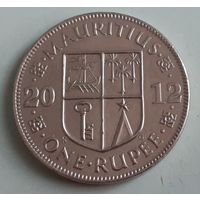 Маврикий 1 рупия, 2012 (5-1-8(в))