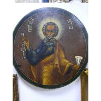 Святой Апостол Петр. 43 см в диаметре. 19 век.