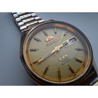 Часы ORIENT  оригинал Japan механика GOLD Ориент часы механические с автоподзаводом