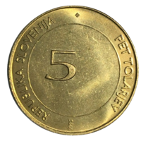 Словения 5 толаров, 1995 - 50 лет ФАО [UNC]
