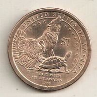 США доллар 2013 Сакагавея Делаверский договор 1778 года