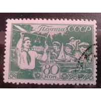 1938 Советские дети, концевая. Авиамоделизм