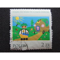 Польша 2001 г. Рисуют дети.