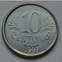 Бразилия, 10 сентаво 1997 г.