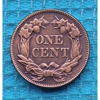 США 1 цент 1858 года. Орел. Новогодняя распродажа!