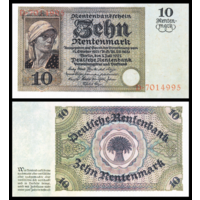 [КОПИЯ] Германия 10 рентенмарок 1925г. водяной знак
