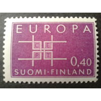 Финляндия 1963 Европа  одиночка