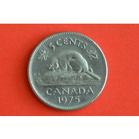 Канада 5 центов 1975