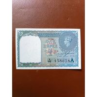 Британская Бирма 1 рупия 1947 AU