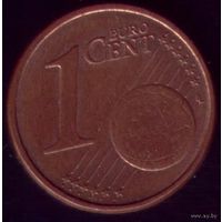 1 евроцент 2002 год Италия