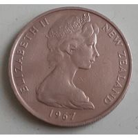 Новая Зеландия 10 центов, 1967 (12-2-7(в))