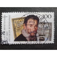 Германия 1993 итальянский композитор Михель-0,7 евро гаш.