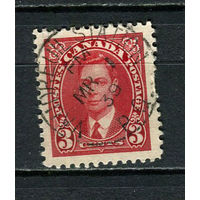 Канада - 1937 - Король Гекорг VI 3С - [Mi.199A] - 1 марка. Гашеная.  (Лот 26DZ)-T5P4