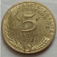 Франция 5 сантимов 1986. Возможен обмен