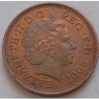 Великобритания 1 пенни 2001. Возможен обмен
