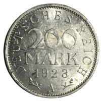 Германия 200 марок, 1923 (A) [AUNC]