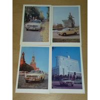 Календарики 1982 Такси Москва 4 шт. одним лотом