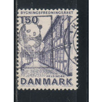 Дания 1975 Европейский год охраны памятников Улица Королевы Анны в Хельсингёре #594