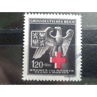 Богемия и Моравия 1943 Красный Крест с клеем без наклейки