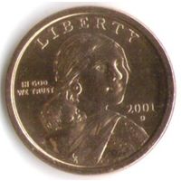 1 доллар США 2000 год Сакагавея Парящий орел двор D _состояние aUNC