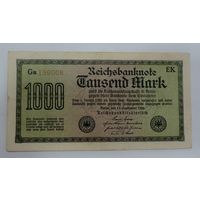 1000 марок 1922г. Германия