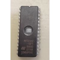 Микросхема 27C512-STMicroelectronics M27C512-10F1