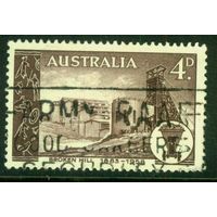 Австралия 1958 Mi# 285 Горнорудное месторождение Брокен-Хилл. Гашеная (AU04)