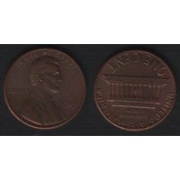 США km201b 1 цент 1983 год (D) (f0