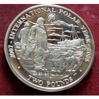 Южная Георгия 2 фунта, 2007 Международный полярный год