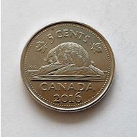 Канада 5 центов, 2016