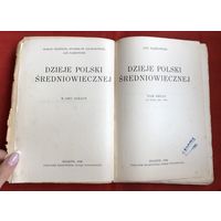 Dzieje Polski sredniowiecznej Krakow 1926 год