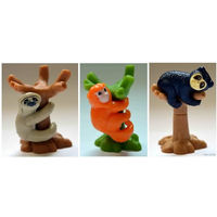 Серия игрушек из киндера животные на деревьях