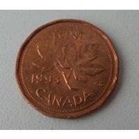 1 цент Канада 1993 г.в. KM# 181
