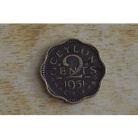 Цейлон 2 цента 1951