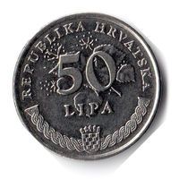 Хорватия. 50 лип. 1993 г.