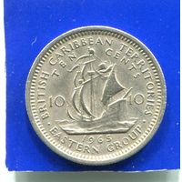 Карибские острова , Карибы 10 центов 1965