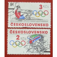 Чехословакия. Спорт. ( 2 марки ) 1984 года. 4-17.