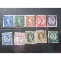 Англия 1958-67 Королева Елизавета 2  10 марок