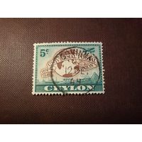 Цейлон 1949 г.75 лет Всемирному почтовому союзу (U.P.U).