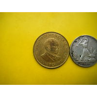 Кения 10 центов 1990г.