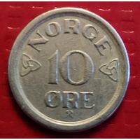 Норвегия 10 эре 1957 г. #50805