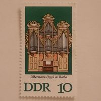 ГДР. Silbermann Orgel in Rotba