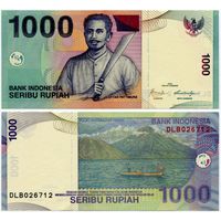 Индонезия. 1000 рупий (образца 2000 года, выпуск 2009, P141j, UNC)