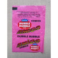 G4-324 Обертка фантик от жевачки жевательной резинки Dubble Bubble Amigo 1980-1990-e