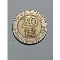 Кения 20 шиллингов 1998 года .