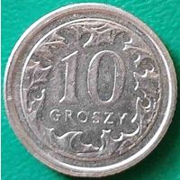 Польша 10 грошей 2013