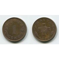 Мальта. 1 цент (1977, XF)